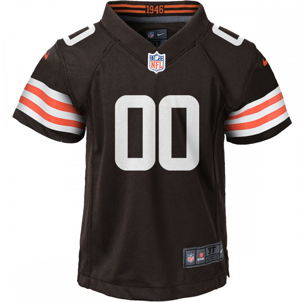 Nike Cleveland Browns Youth Custom Game Jersey - Brown-GridironStore
